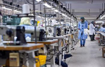 أحد مصانع الخياطة في غزة