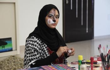 لانا عوض وفن الرسم على الوجه