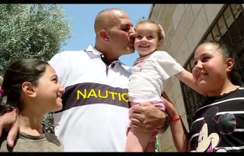 مراد العباسي وبناته      (أرشيف)