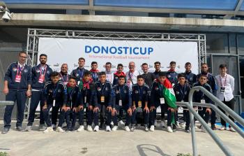 فريق ناشئي نادي الهلال من قطاع غزة