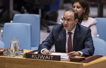 مندوب الكويت لدى الأمم المتحدة السفير منصور العتيبي