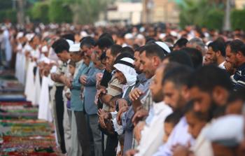 صلاة العيد في فلسطين