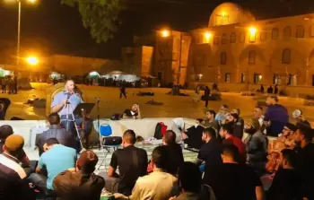 الاعتكاف في باحات الأقصى - أرشيف