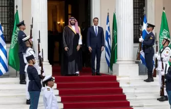 بن سلمان ورئيس الوزراء اليوناني