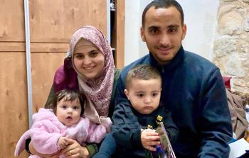 رامي الفاخوري وزوجته وأطفاله