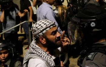 قوات الاحتلال خلال الهجوم على التظاهرة