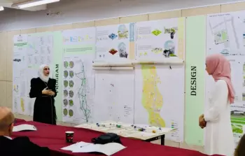 رحيق وندين تعرضان مشاريع صممتاها لتعزيز الصمود في شعفاط وبيت حنينا بالقدس المحتلة