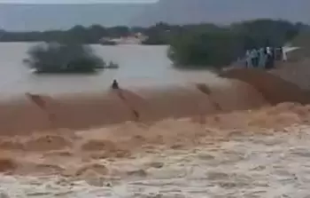 صورة من مكان حادث السيل