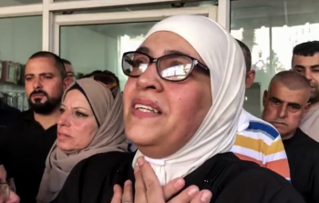 أم الشهيد إبراهيم النابلسي