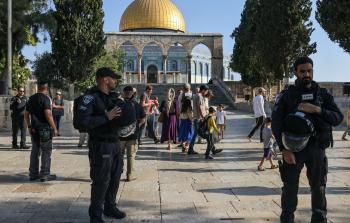 مستوطنون يقتحمون باحات الأقصى المبارك (أرشيف)