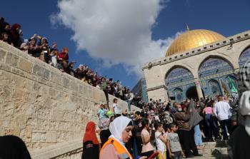 مرابطون في المسجد الأقصى (أرشيف)