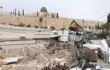 حفريات الاحتلال أسفل المسجد الأقصى