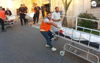 نقل جثامين الأطفال الشهداء