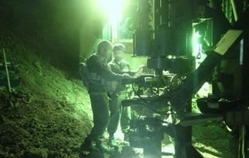 صورة من الإعلام العبري لما ادعته أنه لمكان النفق المكتشف