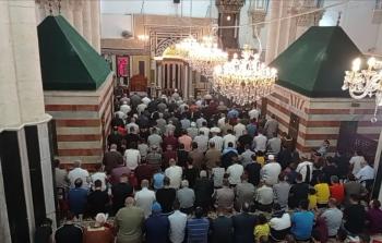 صورة من فجر اليوم بالمسجد الإبراهيمي