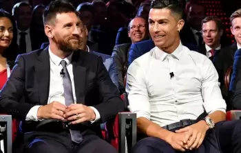 ميسي ورونالدو من حفل سابق للكرة الذهبية