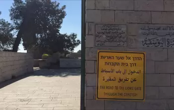 طريق إلى مقبرة باب الأسباط