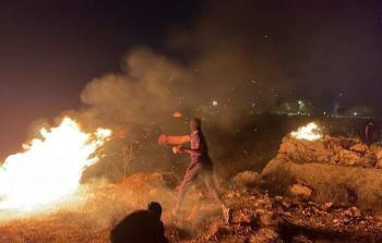 اندلعت مساء أمس مواجهات بين الشبان وقوات الاحتلال قرب منطقة البوابة في بلدة بيت إجزا شمال غرب القدس