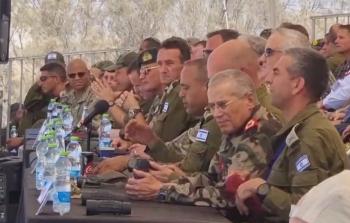 صورة حية من العرض العسكري الإسرائيلي التي شارك فيها قيادات عسكرية عربية وغربية