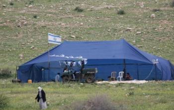 خيام للمستوطنين في الخليل - أرشيف