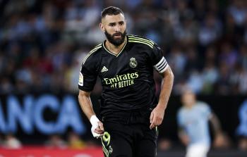 كريم بنزيمة مهاجم ريال مدريد