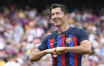 ليفاندوفسكي نجم برشلونة