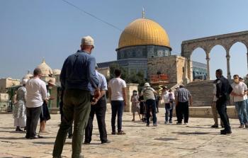 مستوطنون يقتحمون باحات الأقصى المبارك (أرشيف)