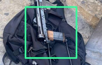 صورة للسلاح الذي زعم الاحتلال ضبطه مع الشاب المعتقل