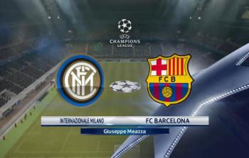 مباراة برشلونة وإنتر ميلان في دوري أبطال أوروبا