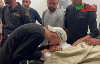 مشهد من وداع الشهيد مهدي لدادوة