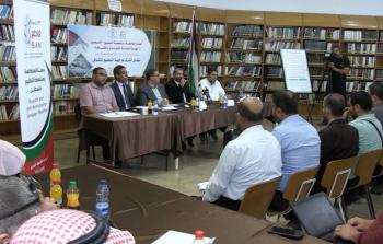 جانب من إطلاق وتوقيع ميثاق شرف لمناهضة التطبيع