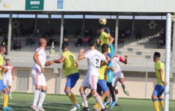 من مباراة سابقة لغزة الرياضي والزوايدة