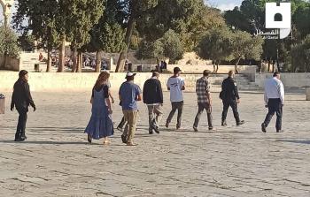 مستوطنون يقتحمون باحات الأقصى المبارك