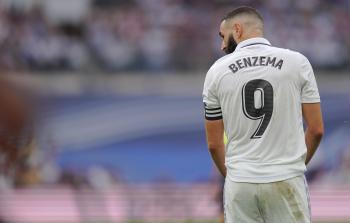 كريم بنزيمة مهاجم ريال مدريد