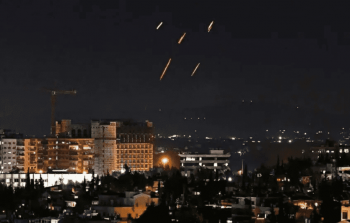 صورة ارشيفية لقصف إسرائيلي على سوريا