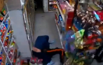 صورة من حادثة الطعن