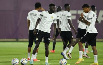 المنتخب السنغالي وقت التدريب