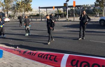 مشهد من مكان وقوع الانفجار