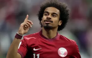 اللاعب القطري أكرم عفيف