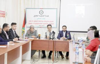 جانب من مؤتمر عقده المؤتمر الشعبي أمس (تصوير: ياسر فتحي)