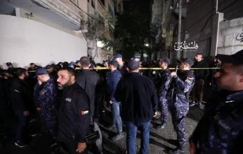 مكان اندلاع الحريق شمال غزة