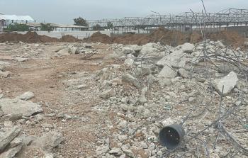 مكان المسجد المهدم في قلنسوة بالداخل المحتل