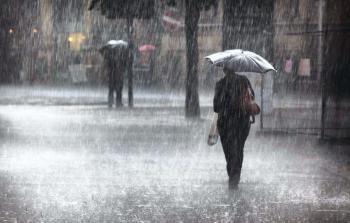 أمطار متفرقة على جميع المناطق