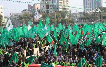 مهرجان إحياء ذكرى انطلاقة حركة حماس الـ35 في غزة