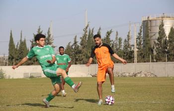 جانب من مباراة الصداقة والأقصى