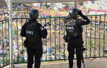 الشرطة بغزة تؤمن مهرجان انطلاقة حركة فتح