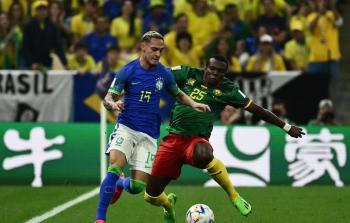 من مباراة البرازيل والكاميرون