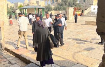 مستوطنون يقتحمون باحات الأقصى المبارك