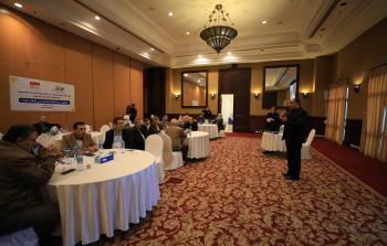 التأكيد على حق قطاع غزة في مياهه التاريخية (تصوير: رمضان الأغا)