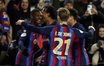 هدف ديميلي يقود برشلونة للفوز على سوسيداد وبلوغ نصف نهائي كأس إسبانيا
